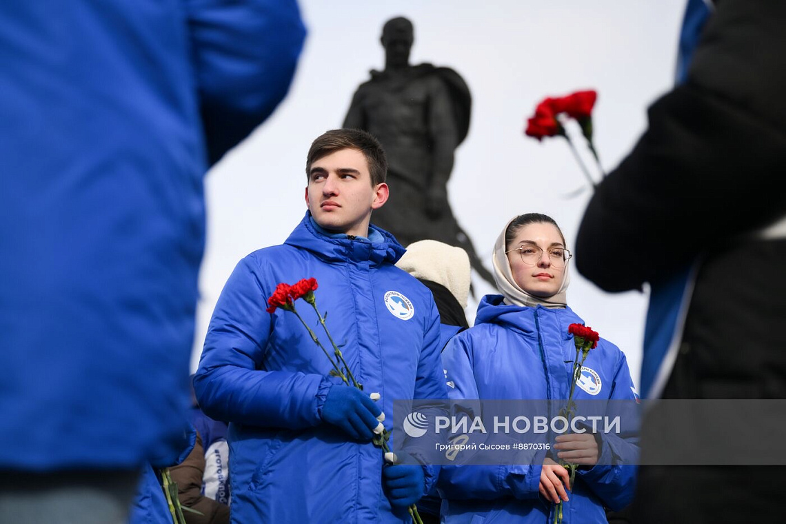 Студент Алексей Дорохин на открытие онлайн-квеста «Вечные Звезды» 