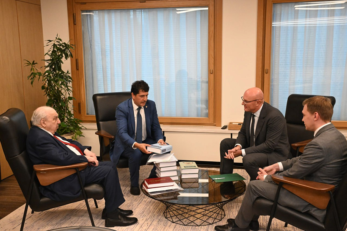 Состоялась встреча президента ГАУГН Александра Чубарьяна с вице-премьером РФ Дмитрием Чернышенко